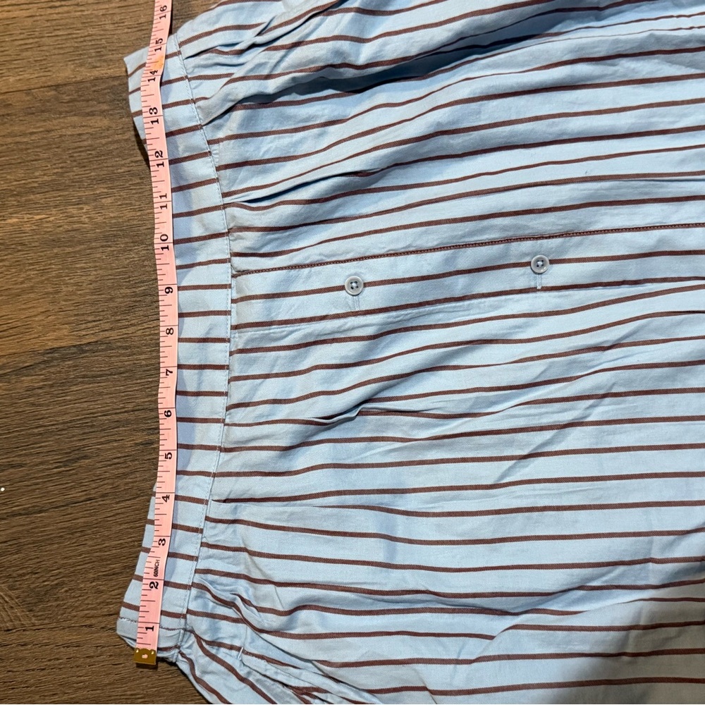 Pact Blue and White Striped Midi Skirt - Picture 7 of 8